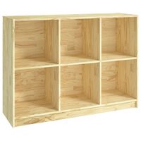 vidaXL Estantería de madera maciza de pino 104x33x76 cm