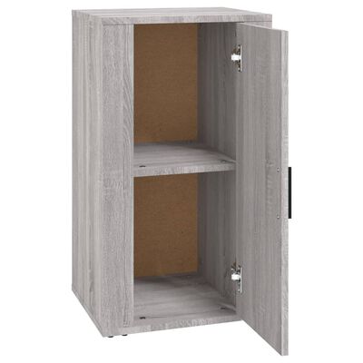 vidaXL Aparador de madera contrachapada gris Sonoma 40x33x70 cm