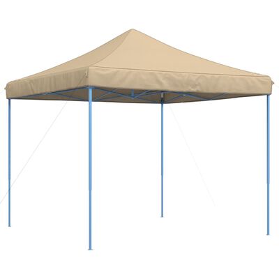 vidaXL Tienda de fiesta plegable Pop-Up beige 292x292x315 cm