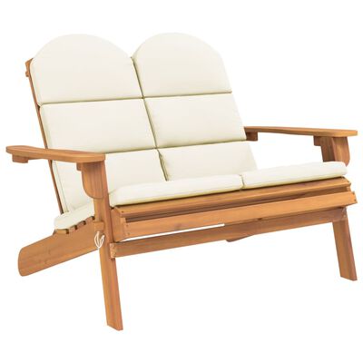 vidaXL Juego de muebles de jardín Adirondack 3 piezas madera acacia