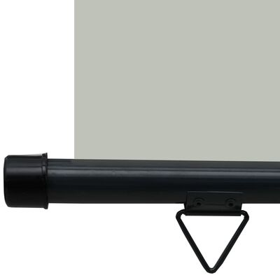 vidaXL Toldo lateral de balcón gris 65x250 cm