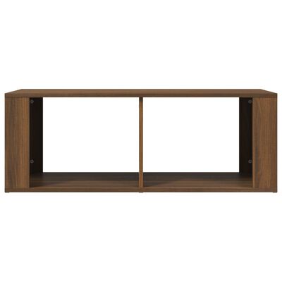 vidaXL Mesa de centro madera contrachapada roble marrón 100x50x36 cm