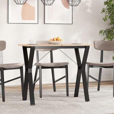 vidaXL Patas de mesa de comedor estructura Y hierro fundido 80x40x73cm