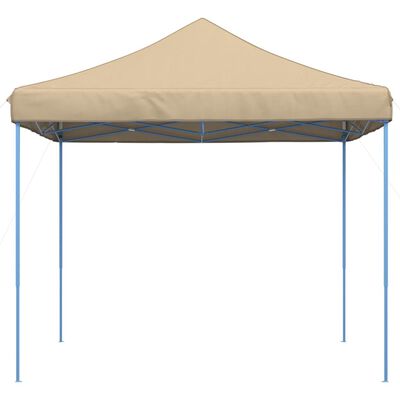 vidaXL Tienda de fiesta plegable Pop-Up beige 292x292x315 cm