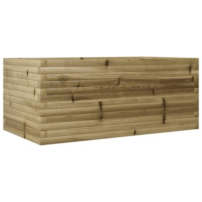 vidaXL Jardinera madera de pino impregnada 110x60x45,5 cm