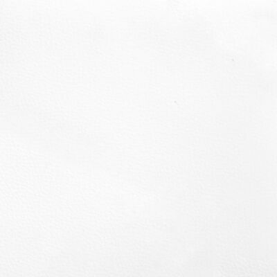 vidaXL Cabecero con orejas cuero sintético blanco 203x23x118/128 cm