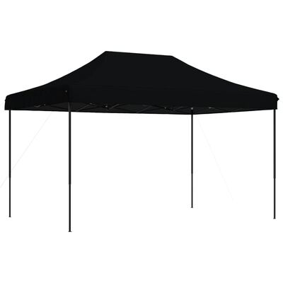 vidaXL Tienda de fiesta plegable Pop-Up negra 440x292x315 cm