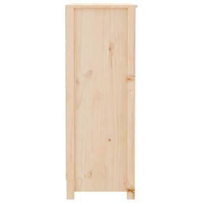 vidaXL Estantería madera maciza de pino 80x35x68 cm