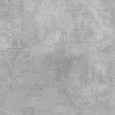 vidaXL Baúl almacenaje madera contrachapada gris hormigón 84x42x46 cm