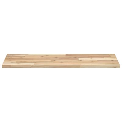 vidaXL Estantes flotantes 4 uds madera acacia sin tratar 60x40x2 cm