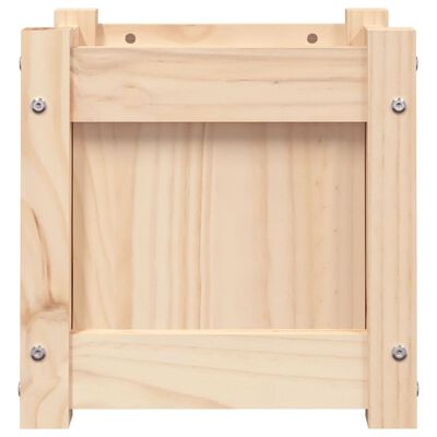 vidaXL Jardinera madera maciza de pino 31x31x31 cm