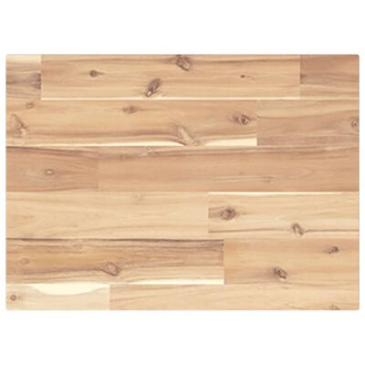 vidaXL Estantes flotantes 4 uds madera acacia sin tratar 60x30x2 cm