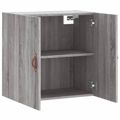 vidaXL Armario de pared madera de ingeniería gris Sonoma 60x31x60 cm