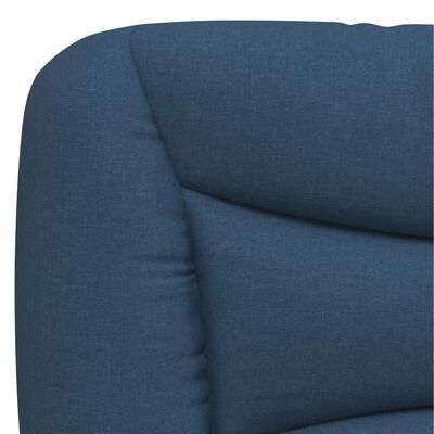 vidaXL Estructura de cama sin colchón tela azul 90x190 cm