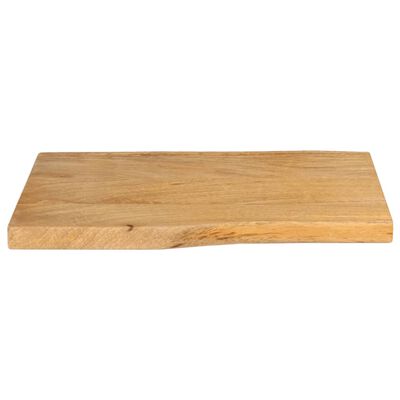 vidaXL Tablero de mesa borde natural madera maciza mango 60x40x3,8 cm