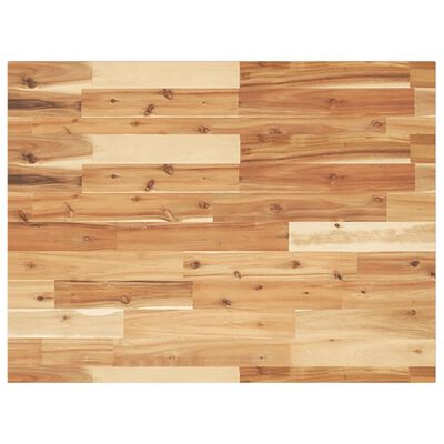 vidaXL Tablero escritorio madera maciza acacia sin tratar 80x60x2 cm