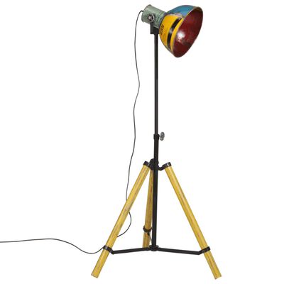 vidaXL Lámpara de pie de colores 25 W E27 75x75x90-150 cm