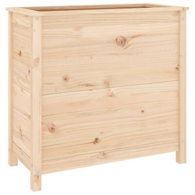 vidaXL Jardinera madera maciza de pino 82,5x40x78 cm