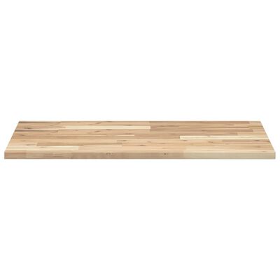 vidaXL Tablero de mesa rectangular madera maciza acacia 80x50x2 cm