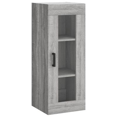 vidaXL Armario de pared gris Sonoma 34,5x34x90 cm