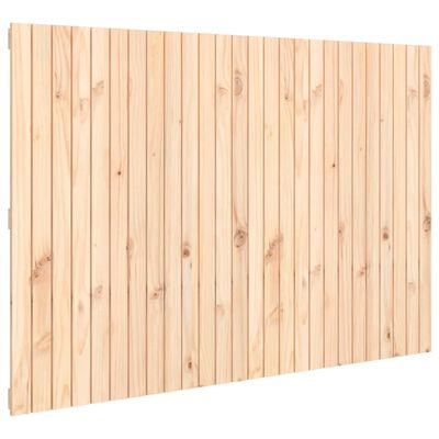 vidaXL Cabecero de cama de pared madera maciza de pino 166x3x110 cm