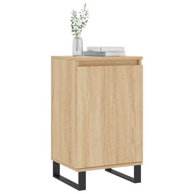 vidaXL Aparadores 2 uds madera de ingeniería roble Sonoma 40x35x70 cm