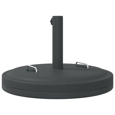 vidaXL Base de sombrilla redonda con asas para palo Ø38/48 mm 25 kg