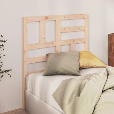 vidaXL Cabecero de cama madera maciza de pino 106x4x104 cm