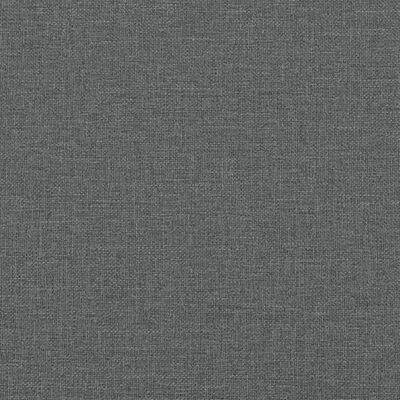 vidaXL Banco de tela gris oscuro 81,5x41x49 cm