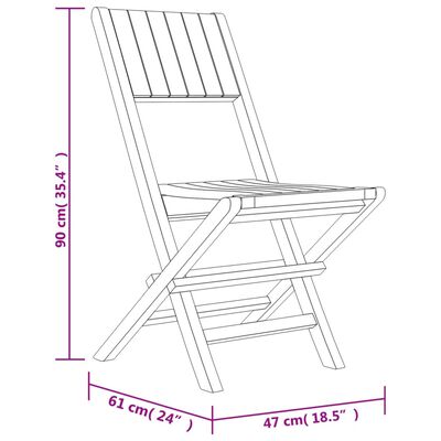 vidaXL Juego de comedor para jardín 5 piezas madera maciza de teca