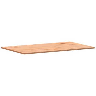 vidaXL Tablero de escritorio madera maciza de haya 110x60x1,5 cm