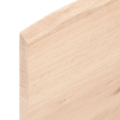 vidaXL Encimera de baño madera maciza sin tratar 60x40x2 cm