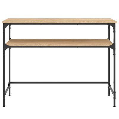 vidaXL Mesa consola madera de ingeniería roble Sonoma 100x35,5x75 cm