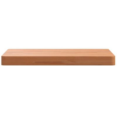 vidaXL Tablero de mesa cuadrado de madera maciza de haya 50x50x4 cm