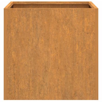 vidaXL Jardineras 2 unidades acero corten 49x47x46 cm