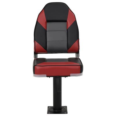 vidaXL Asiento para barco con pedestal giratorio 360°