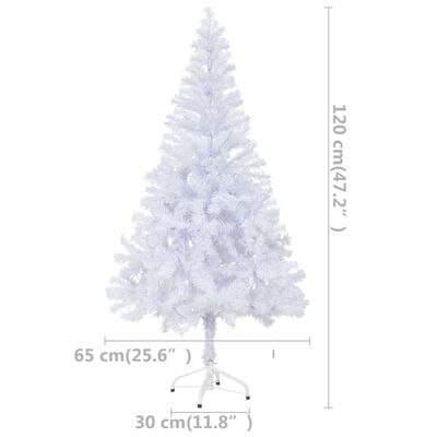 vidaXL Árbol de Navidad artificial con luces y bolas 230 ramas 120 cm