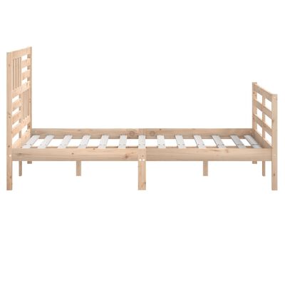 vidaXL Estructura de cama sin colchón madera maciza 160x200 cm