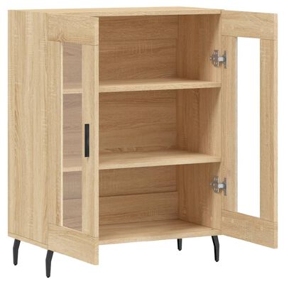 vidaXL Aparador de madera de ingeniería roble Sonoma 69,5x34x90 cm