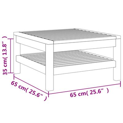 vidaXL Muebles de jardín 6 pzas cojines crema madera maciza de acacia