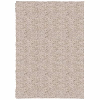 vidaXL Alfombra peluda de pelo largo moderna PAMPLONA beige 160x230 cm