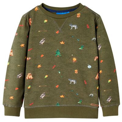 Sudadera infantil caqui 92