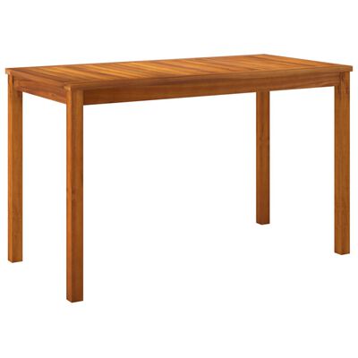 vidaXL Juego comedor jardín con cojines 11 piezas madera maciza acacia