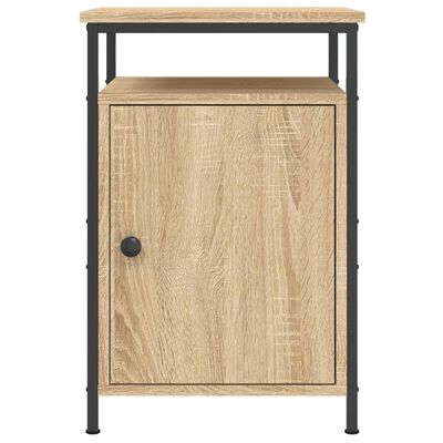 vidaXL Mesita de noche madera contrachapada roble sonoma 40x42x60 cm