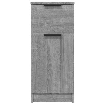 vidaXL Aparador de madera contrachapada gris Sonoma 30x30x70 cm