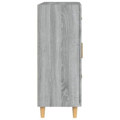 vidaXL Aparador de madera de ingeniería gris Sonoma 69,5x34x90 cm