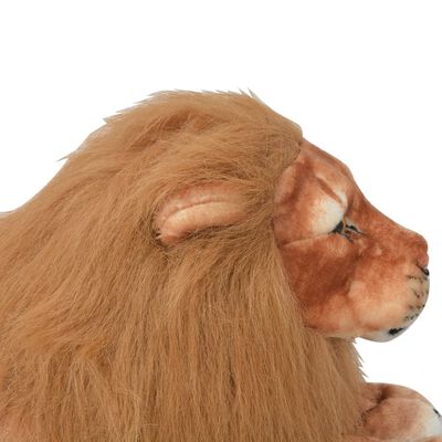 vidaXL León de peluche grande XXL marrón