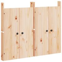 vidaXL Puertas de cocina exterior 2 uds madera maciza pino 50x9x82 cm