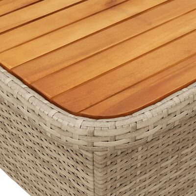 vidaXL Set comedor de jardín 2 pzas con cojines ratán sintético beige