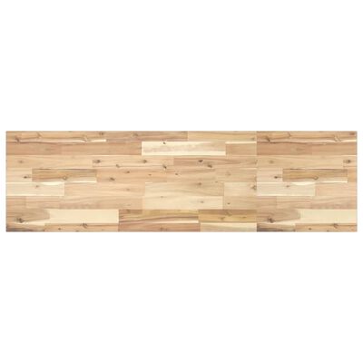 vidaXL Estantes flotantes 4 uds madera acacia sin tratar 160x40x2 cm